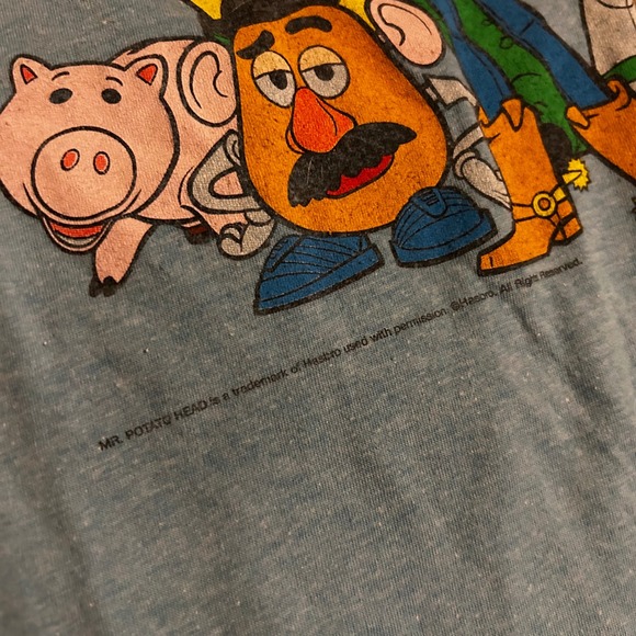 Disney Pixar Toy Story Graphic T Shirt Mens XL Blue Short Sleeve Cotton Blend - Picture 5 of 6